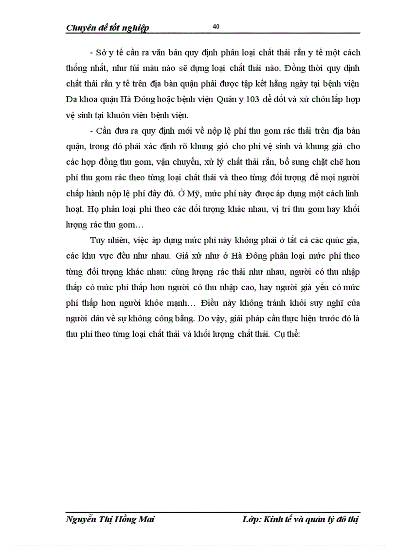 image for page Đánh giá công tác quản lý chất thải rắn quận Hà Đông TP Hà Nội