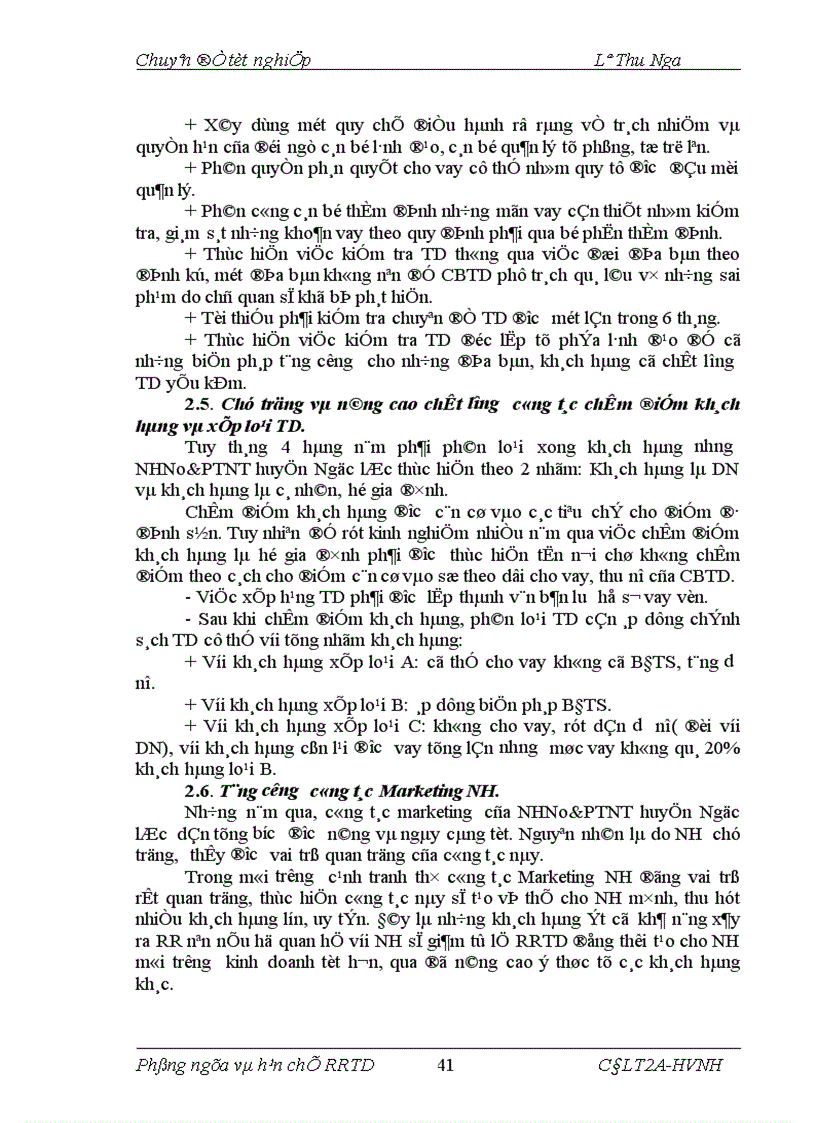 image for page Giải pháp phòng ngừa và hạn chế rủi ro tín dụng tại NHNo PTNT Huyện Ngọc Lặc Tỉnh Thanh Hoá