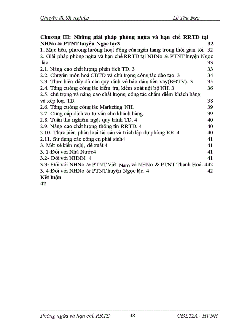 image for page Giải pháp phòng ngừa và hạn chế rủi ro tín dụng tại NHNo PTNT Huyện Ngọc Lặc Tỉnh Thanh Hoá