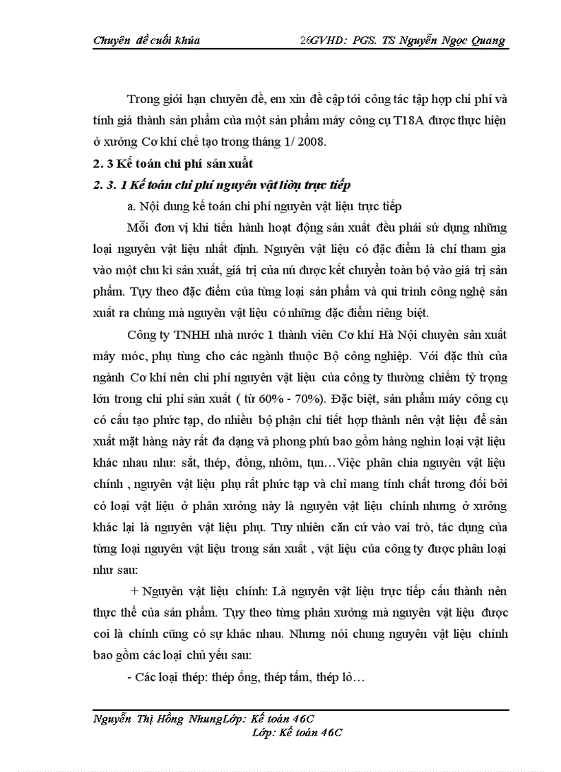 image for page Hoàn thiện kế toán chi phí sản xuất và tính giá thành sản phẩm tại Công ty TNHH Nhà nước một thành viên Cơ khí Hà Nội 1