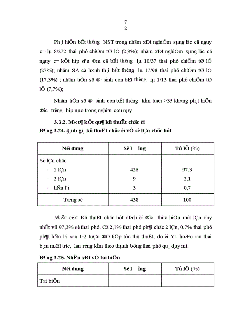 image for page Xác định tỉ lệ bất thường về nhiễm sắc thể qua chọc hút nước ối để nuôi cấy tế bào ối phân tích nhiễm sắc thể từ năm 2008 2009 tại Bệnh viện Phụ sản Trung ương và Bệnh viện Phụ sản Hà nội