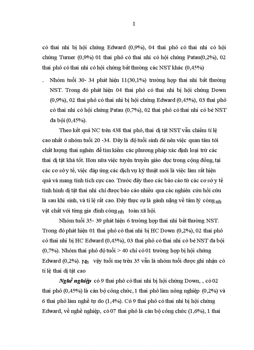 image for page Xác định tỉ lệ bất thường về nhiễm sắc thể qua chọc hút nước ối để nuôi cấy tế bào ối phân tích nhiễm sắc thể từ năm 2008 2009 tại Bệnh viện Phụ sản Trung ương và Bệnh viện Phụ sản Hà nội