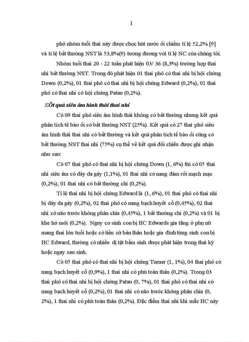 image for page Xác định tỉ lệ bất thường về nhiễm sắc thể qua chọc hút nước ối để nuôi cấy tế bào ối phân tích nhiễm sắc thể từ năm 2008 2009 tại Bệnh viện Phụ sản Trung ương và Bệnh viện Phụ sản Hà nội