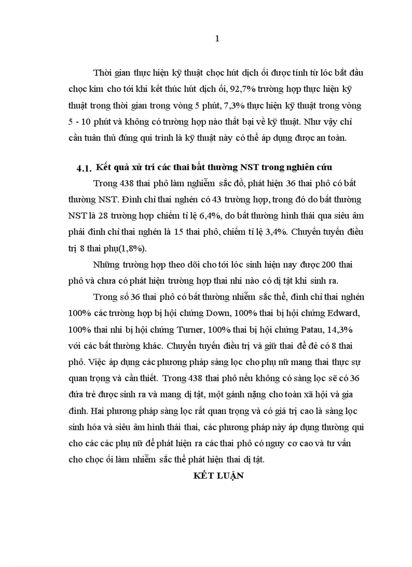 image for page Xác định tỉ lệ bất thường về nhiễm sắc thể qua chọc hút nước ối để nuôi cấy tế bào ối phân tích nhiễm sắc thể từ năm 2008 2009 tại Bệnh viện Phụ sản Trung ương và Bệnh viện Phụ sản Hà nội