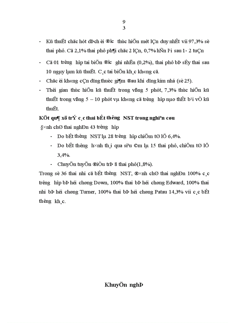 image for page Xác định tỉ lệ bất thường về nhiễm sắc thể qua chọc hút nước ối để nuôi cấy tế bào ối phân tích nhiễm sắc thể từ năm 2008 2009 tại Bệnh viện Phụ sản Trung ương và Bệnh viện Phụ sản Hà nội