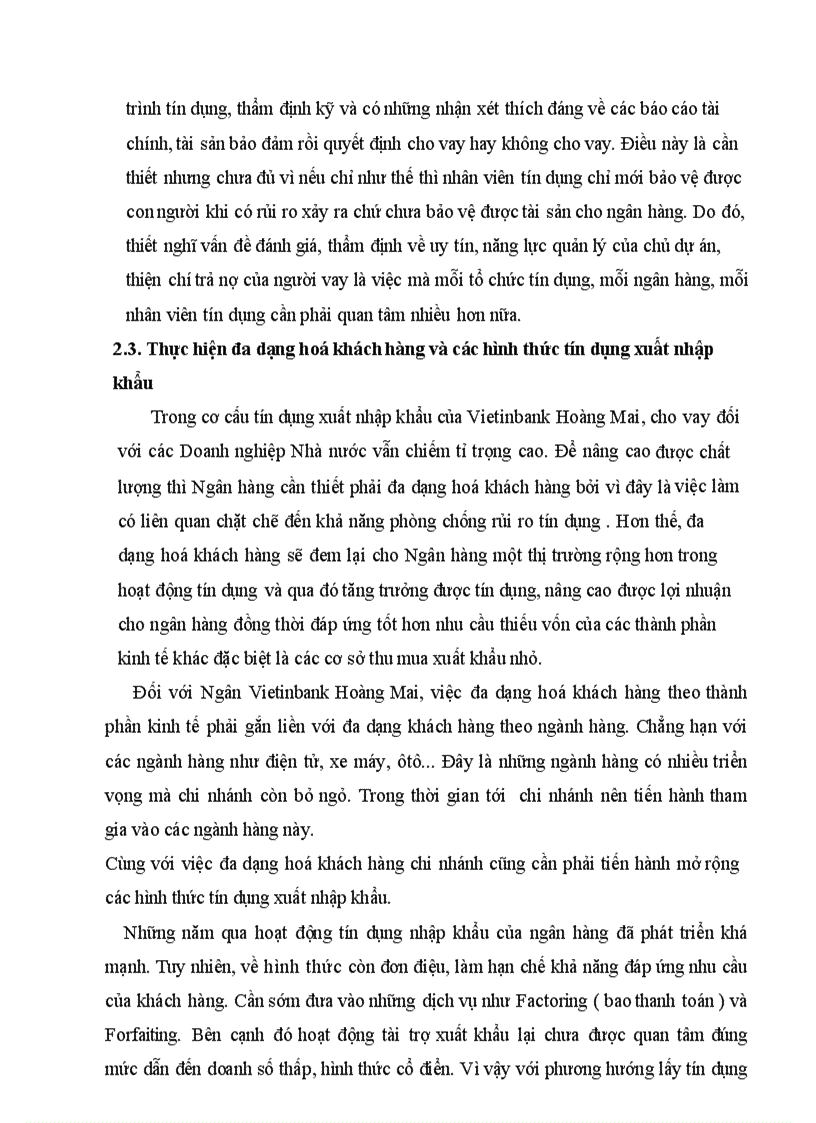 image for page Một số giải pháp thúc đẩy tín dụng tài trợ xuất nhập khẩu tại Ngân hàng VIETINBANK chi nhánh Hoàng Mai 1