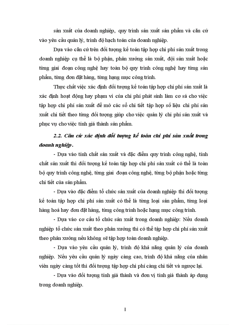 image for page Tổ chức kế toán chi phí sản xuất và tính giá thành sản phẩm ở xí nghiệp in xây dựng 1