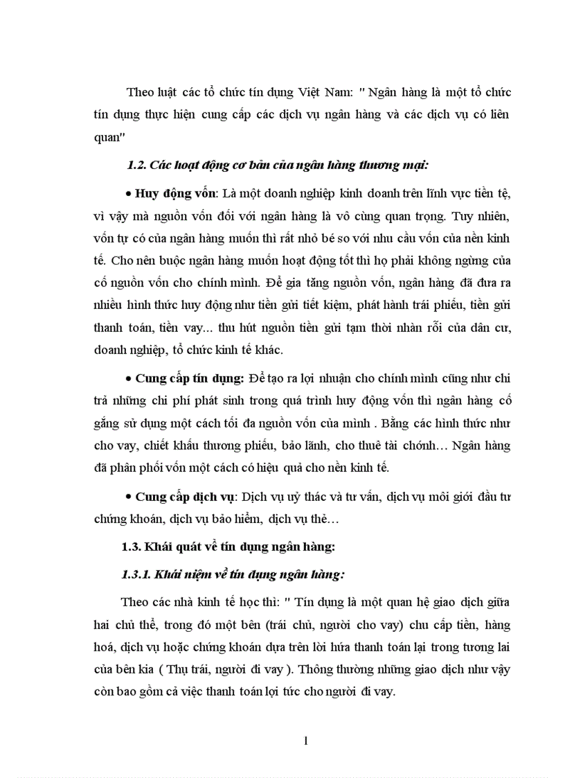 image for page Nâng cao chất lượng tín dụng đối với DNV N tại Sở Giao Dịch I Ngân hàng đầu tư phát triển VN