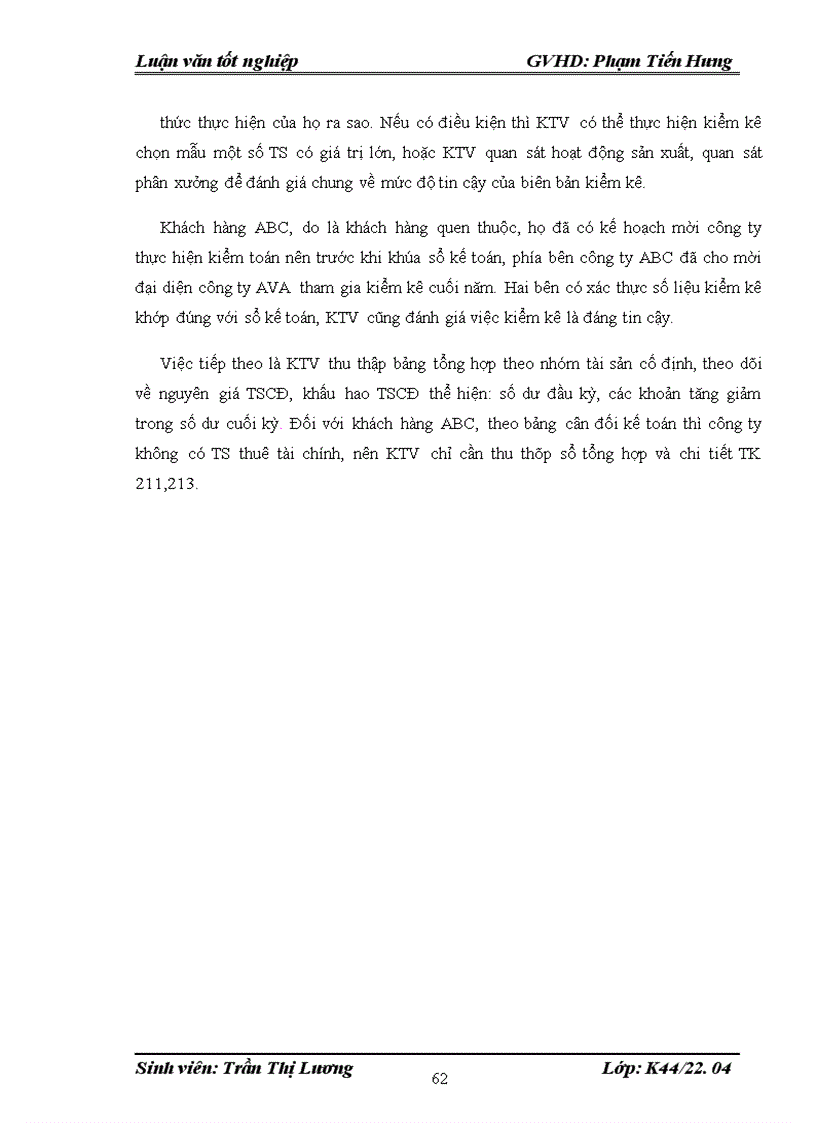 image for page Hoàn thiện quy trình kiểm toán tài sản cố định trong hoạt động kiểm toán của công ty TNHH tư vấn kế toán và kiểm toán Việt Nam AVA 1