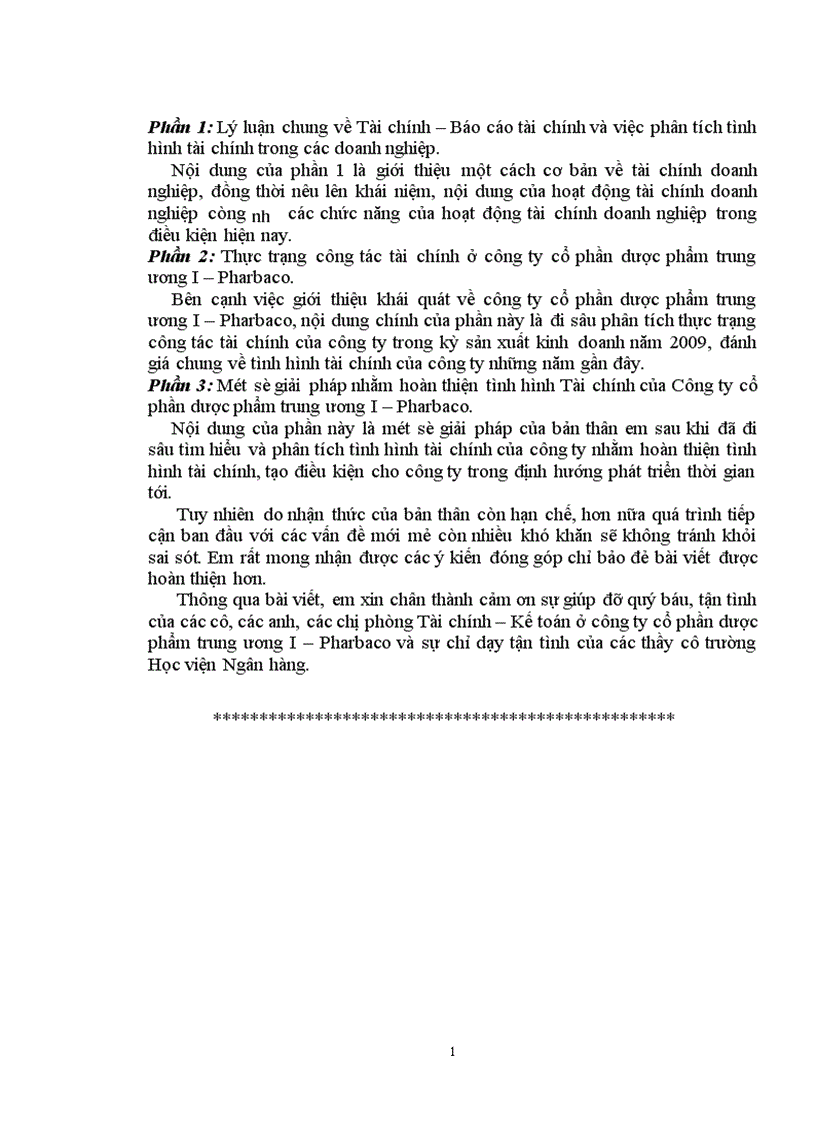 image for page Báo cáo tài chính với việc phân tích tình hình tài chính của doanh nghiệp