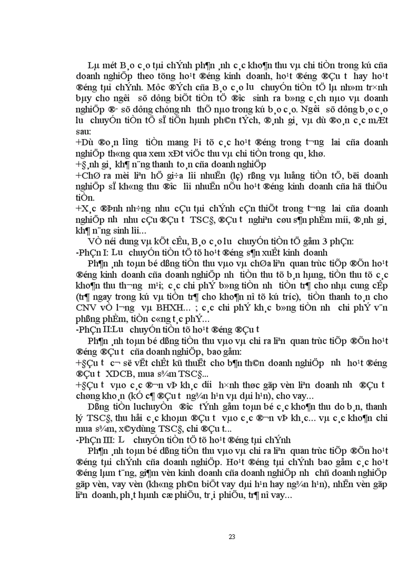 image for page Báo cáo tài chính với việc phân tích tình hình tài chính của doanh nghiệp