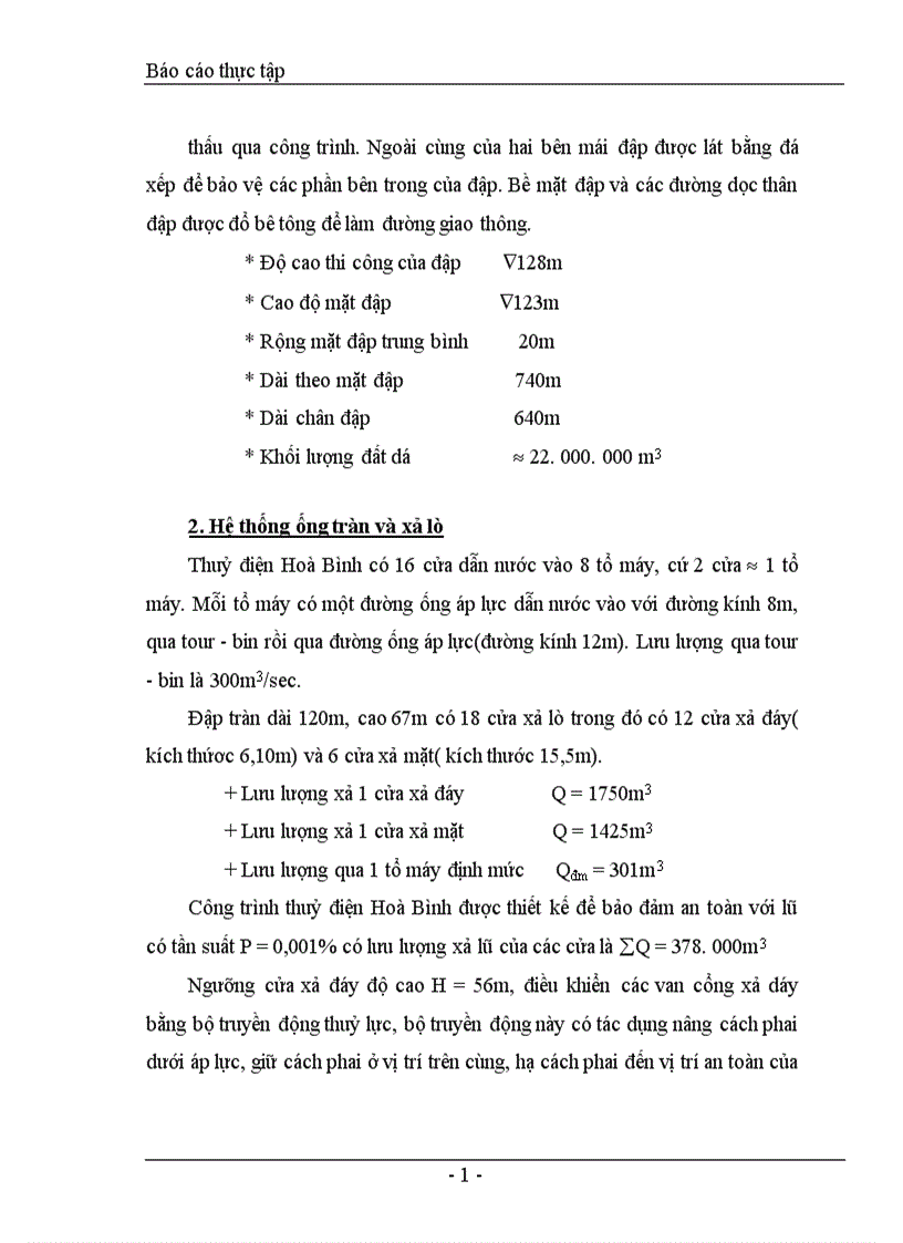 image for page Sản xuất đIện trong nhà máy thuỷ đIện hoà bình