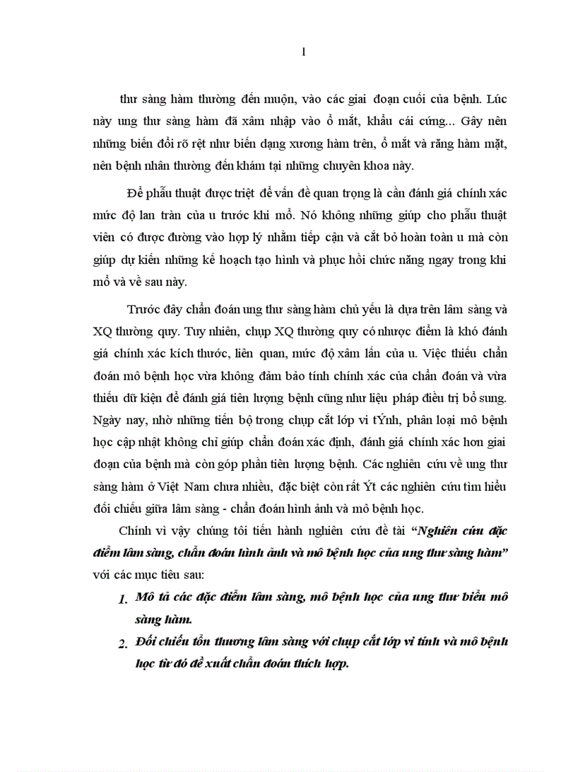 image for page Nghiên cứu đặc điểm lâm sàng chẩn đoán hình ảnh và mô bệnh học của ung thư sàng hàm