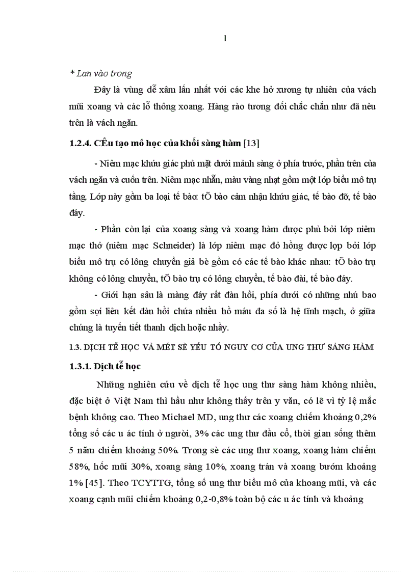 image for page Nghiên cứu đặc điểm lâm sàng chẩn đoán hình ảnh và mô bệnh học của ung thư sàng hàm