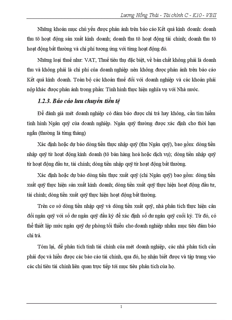 image for page Phân tích tình hình tài chính Công ty cổ phần Sao Việt 1