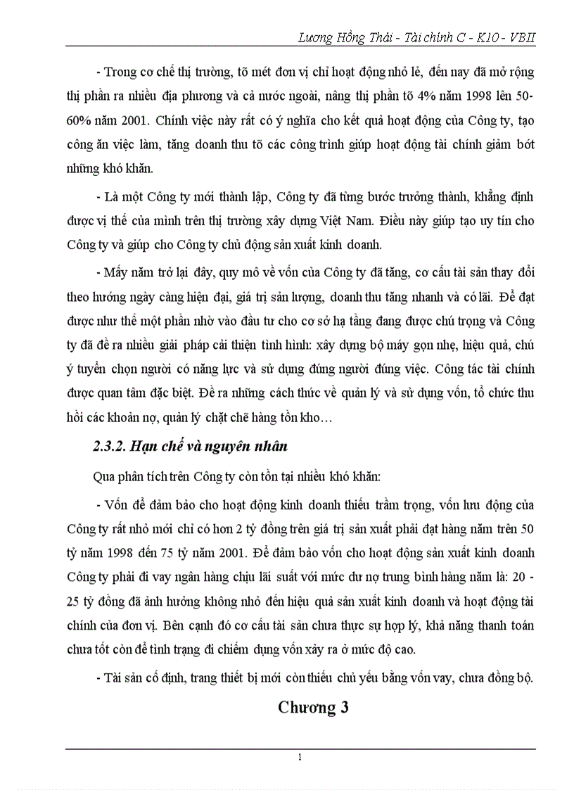 image for page Phân tích tình hình tài chính Công ty cổ phần Sao Việt 1