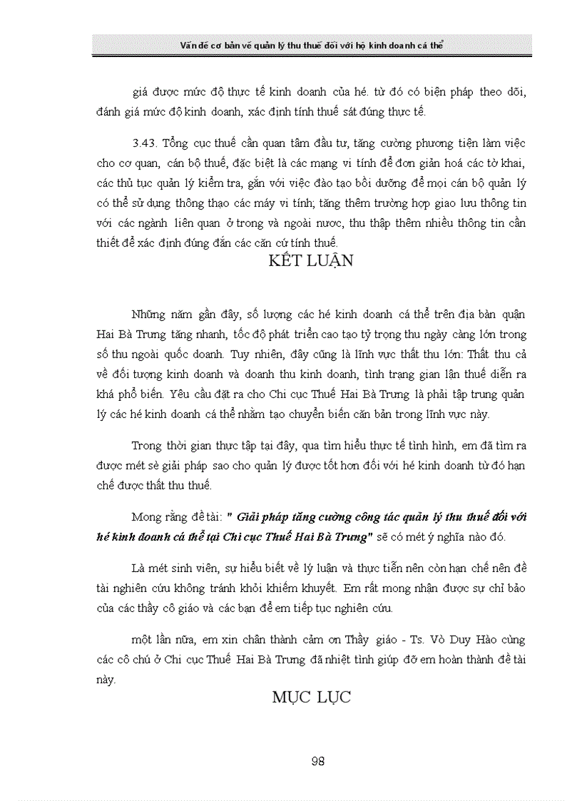 image for page Giải pháp tăng cường công tác quản lý thu thuế đối với hộ kinh doanh cá thể tại Chi cục Thuế Hai Bà Trưng