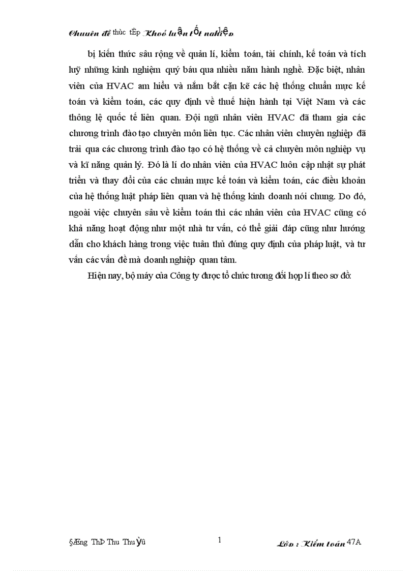 image for page Hoàn thiện kiểm toán chu trình tiền lương và nhân viên trong kiểm toán Báo cáo tài chính do Công ty Kiểm toán HVAC thực hiện