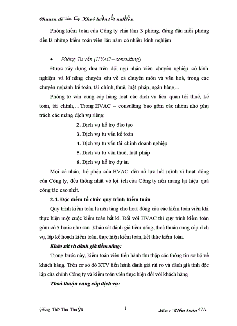 image for page Hoàn thiện kiểm toán chu trình tiền lương và nhân viên trong kiểm toán Báo cáo tài chính do Công ty Kiểm toán HVAC thực hiện
