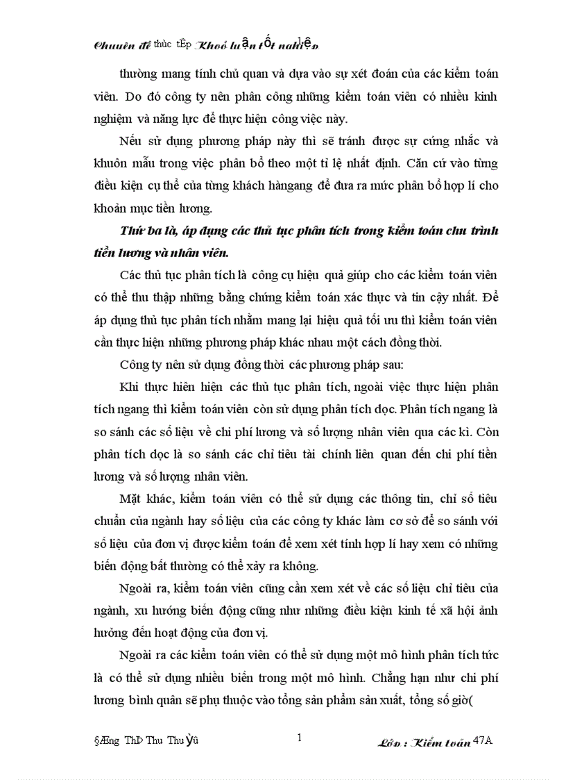 image for page Hoàn thiện kiểm toán chu trình tiền lương và nhân viên trong kiểm toán Báo cáo tài chính do Công ty Kiểm toán HVAC thực hiện