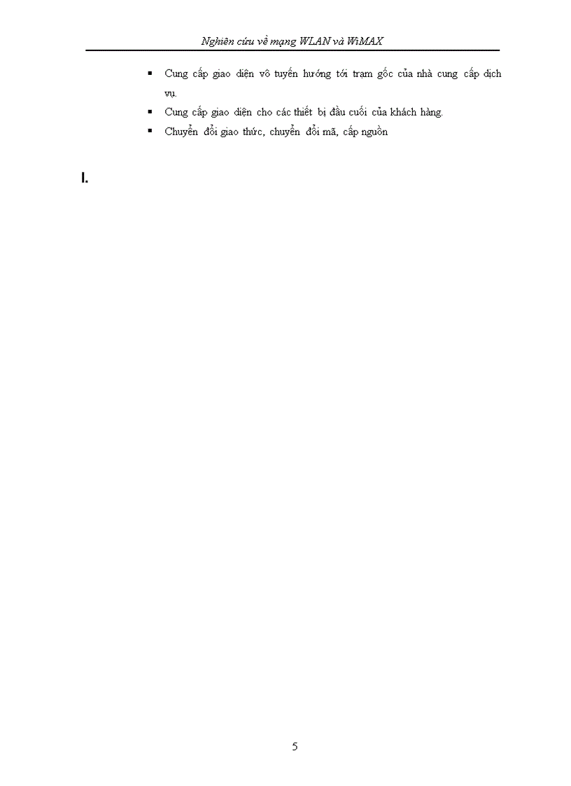 image for page Nghiên cứu về mạng WLAN và WiMAX