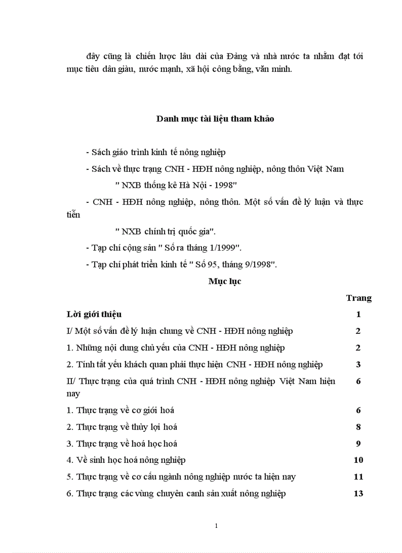 image for page Công nghiệp hoá hiện đại hoá nông nghiệp nông thôn ở nước ta thực trạng và giải pháp 1