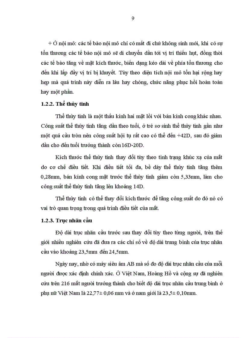 image for page Nghiên cứu sự thay đổi thị lực và khúc xạ sau phẫu thuật Lasik và một số yếu tố liên quan