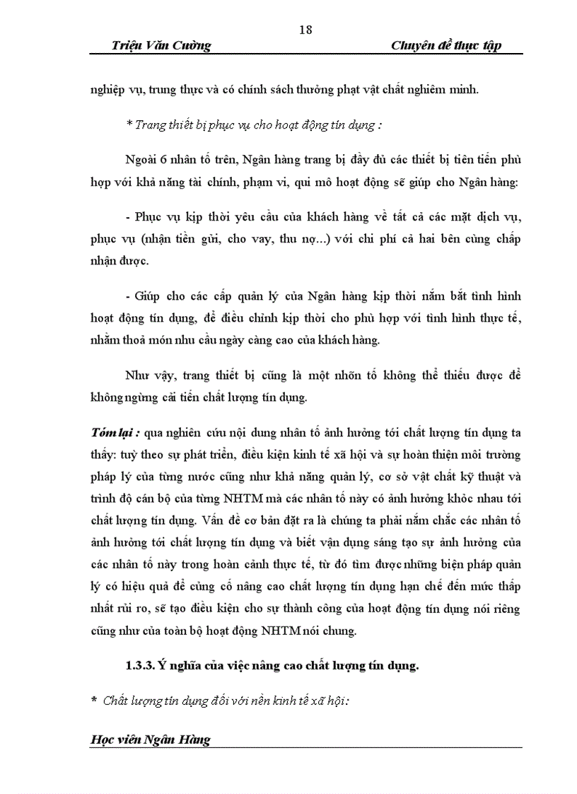 image for page Nâng cao chất lượng tín dụng Ngân hàng đối với Doanh nghiệp vừa và nhỏ tại Ngân hàng thương mại cổ phần Bắc Á chi nhanh Thanh Hóa