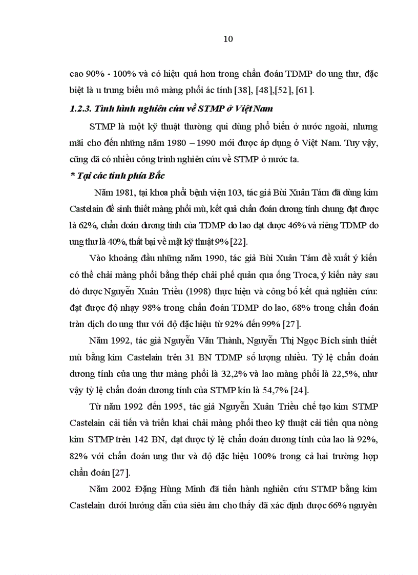image for page Nghiên cứu giá trị của kỹ thuật sinh thiết màng phổi bằng kim Castelain trong tràn dịch màng phổi dịch ít tại khoa Hô Hấp Bệnh viện Bạch Mai