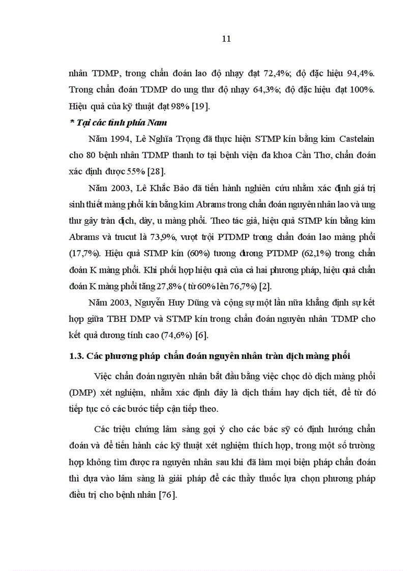 image for page Nghiên cứu giá trị của kỹ thuật sinh thiết màng phổi bằng kim Castelain trong tràn dịch màng phổi dịch ít tại khoa Hô Hấp Bệnh viện Bạch Mai