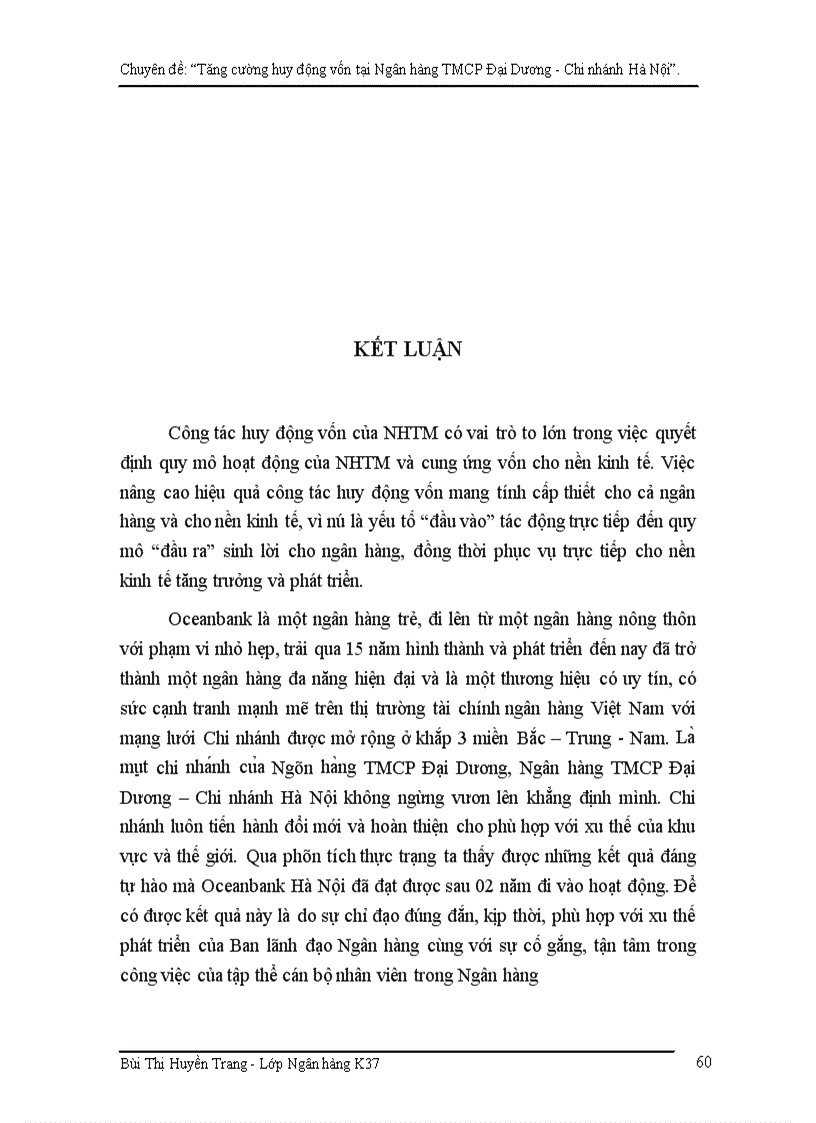 image for page Tăng cường huy động vốn tại Ngân hàng TMCP Đại Dương Chi nhánh Hà Nội