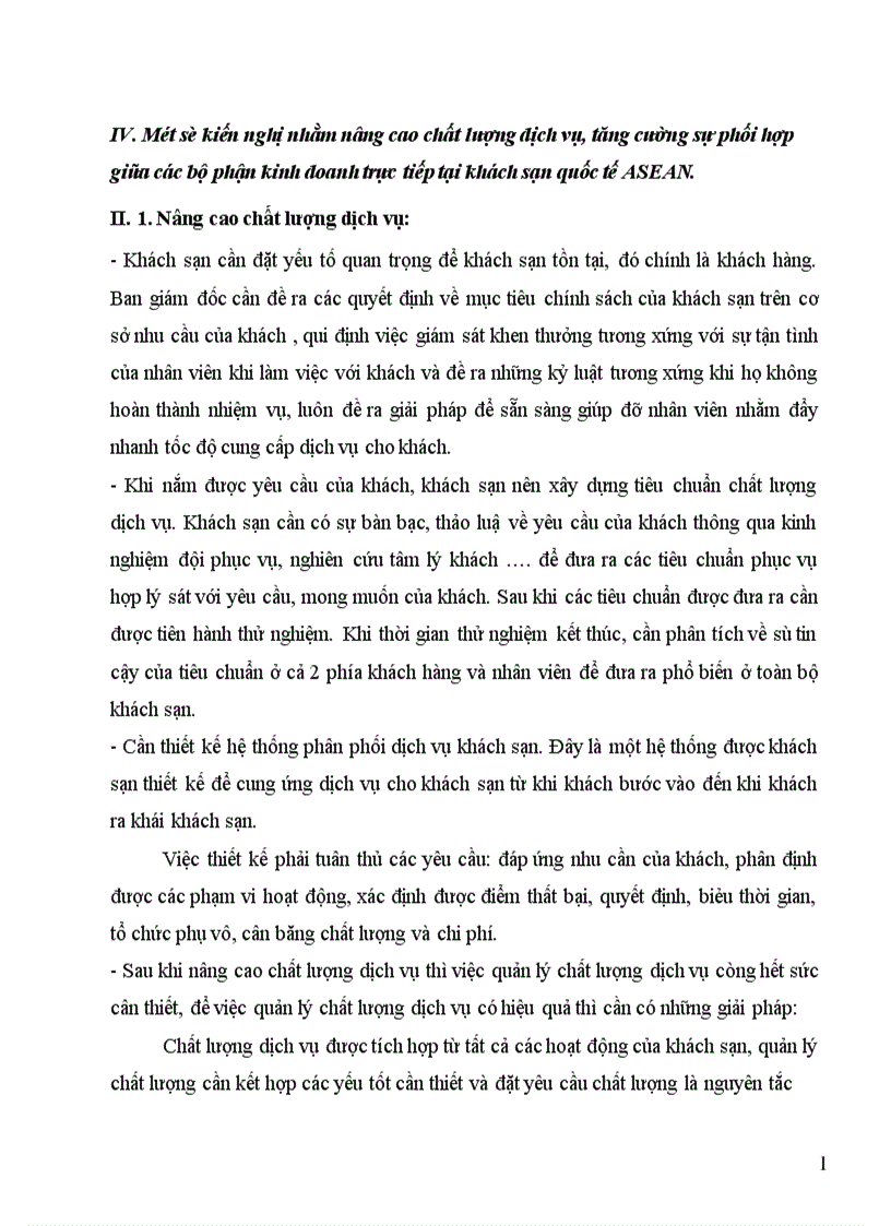 image for page Một số giải pháp tăng cường sự phối hợp giữa các bộ phận kinh doanh trực tiếp nhằm nâng cao chất lượng dịch vụ tại khách sạn quốc tế Asean