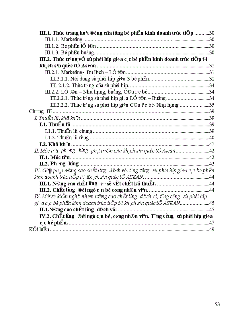 image for page Một số giải pháp tăng cường sự phối hợp giữa các bộ phận kinh doanh trực tiếp nhằm nâng cao chất lượng dịch vụ tại khách sạn quốc tế Asean