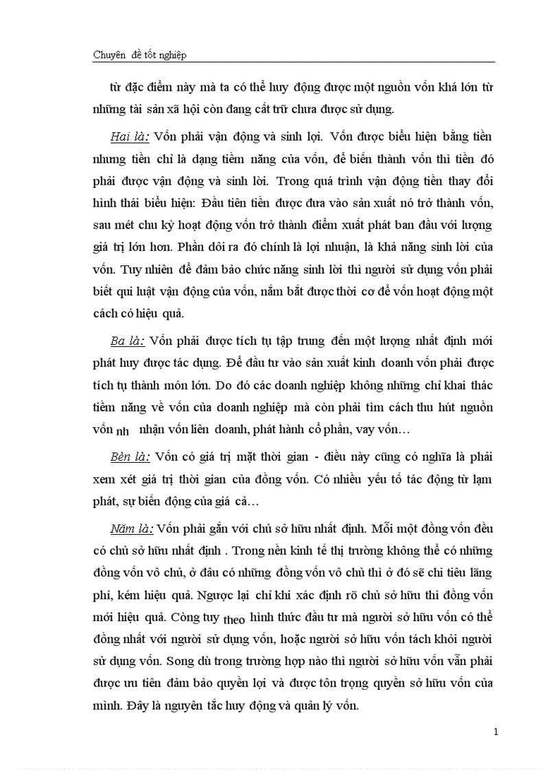 image for page Giải pháp chủ yếu tạo lập vốn cho hoạt động sản xuất kinh doanh ở Công ty cổ phần May Thăng Long 1