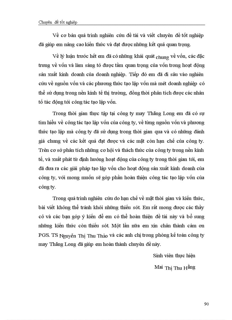 image for page Giải pháp chủ yếu tạo lập vốn cho hoạt động sản xuất kinh doanh ở Công ty cổ phần May Thăng Long 1