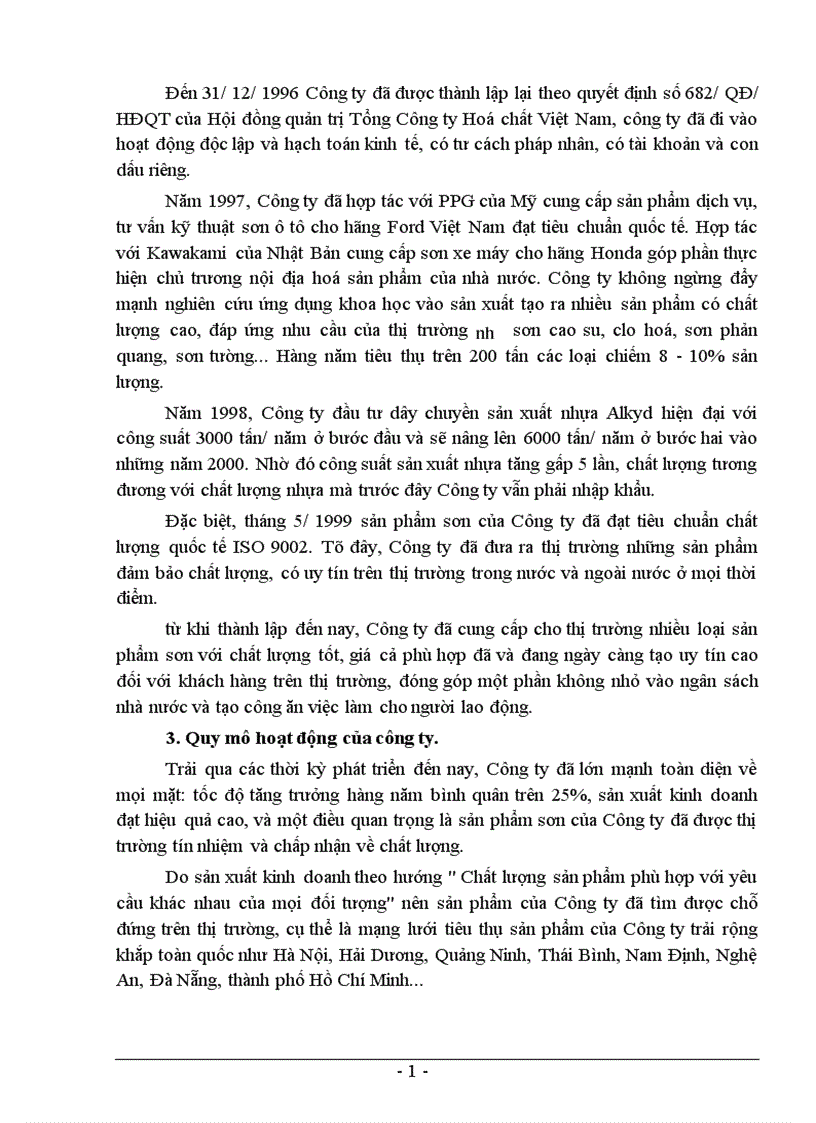 image for page Báo cáo tổng hợp tình hình tổ chức bộ máy kế toán và công tác kế toán của Công ty Sơn tổng hợp Hà Nội 1