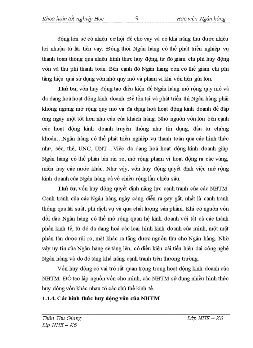 image for page Giải pháp tăng cường huy động vốn thông qua việc thu hút khách hàng mở và sử dụng TKTG tại BIDV BG