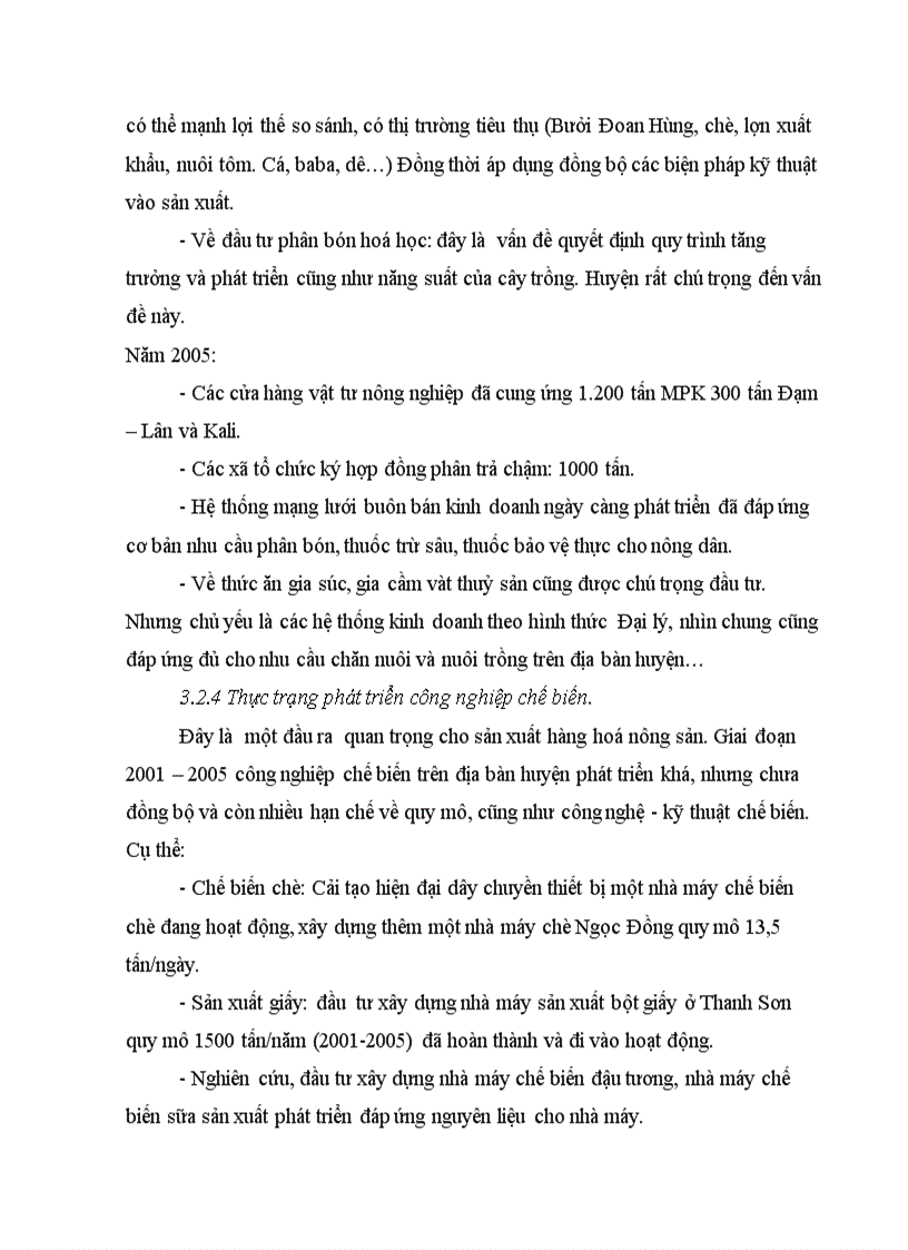 image for page Thực trạng và một số chính sách phát triển kinh tế nông nghiệp nông thôn huyện Thanh Sơn tỉnh Phú Thọ giai đoạn 2006 2010