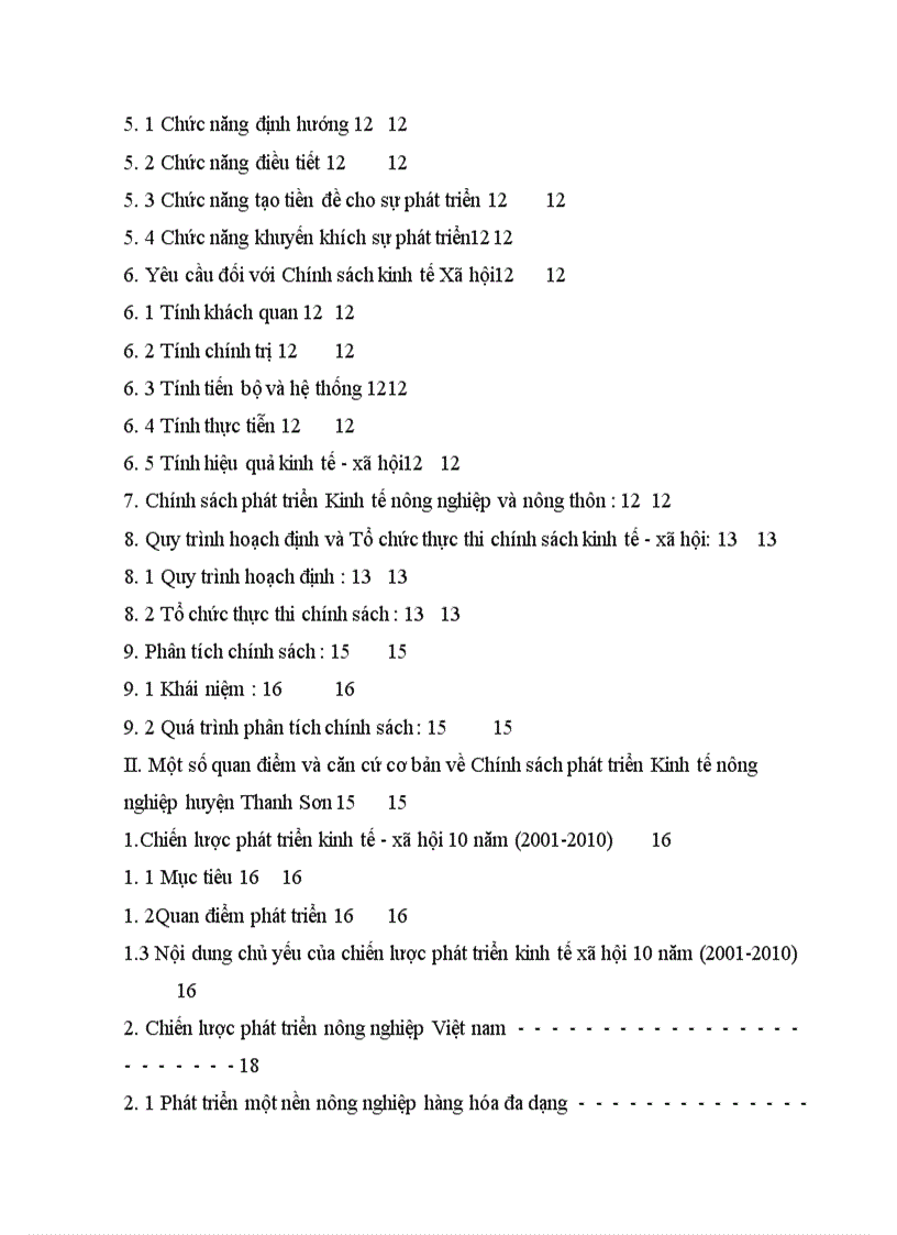 image for page Thực trạng và một số chính sách phát triển kinh tế nông nghiệp nông thôn huyện Thanh Sơn tỉnh Phú Thọ giai đoạn 2006 2010