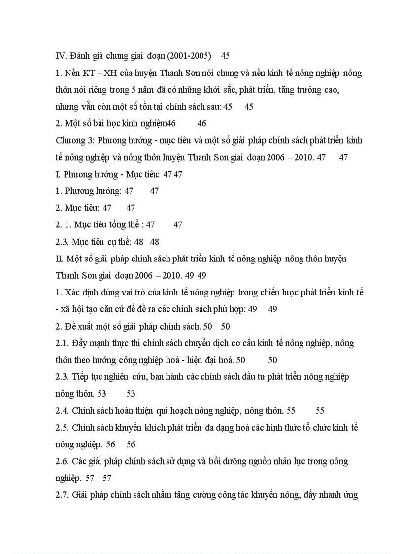 image for page Thực trạng và một số chính sách phát triển kinh tế nông nghiệp nông thôn huyện Thanh Sơn tỉnh Phú Thọ giai đoạn 2006 2010