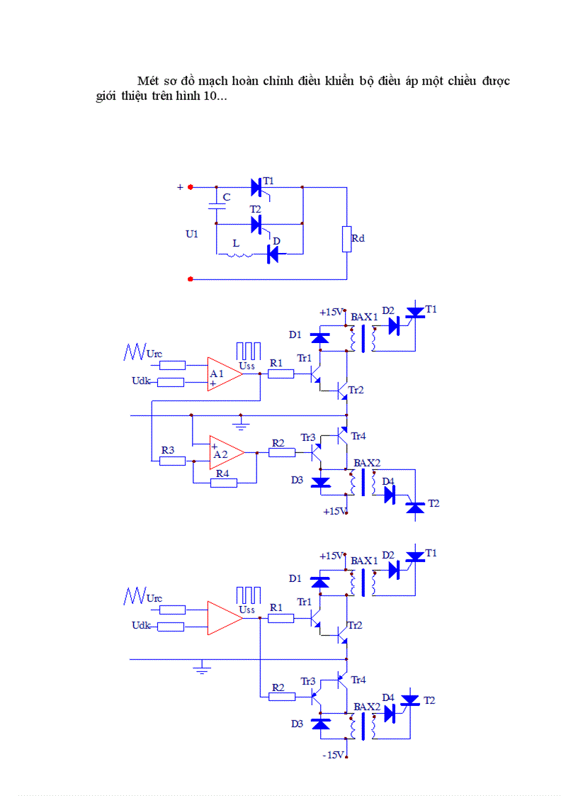 image for page Thiết kế mạch điều khiển điều áp một chiều 1
