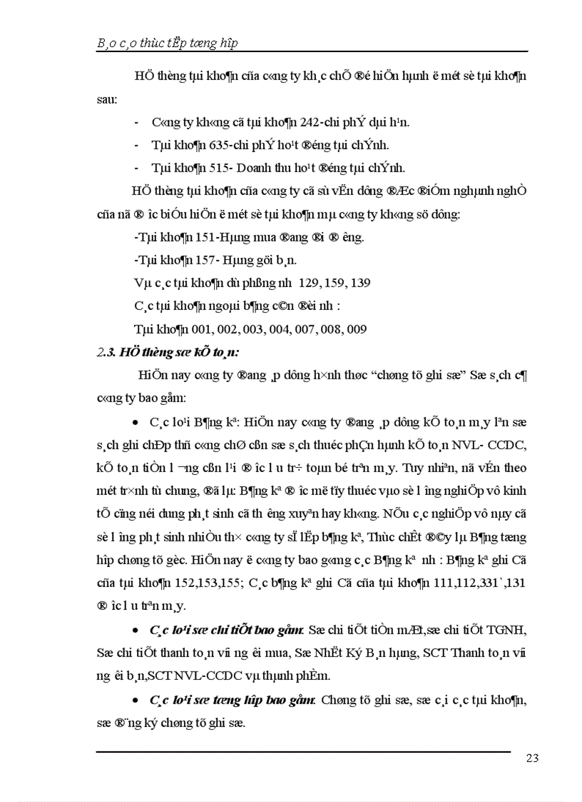 image for page Báo cáo thực tập tổng hợp tại Công ty CP Liên hợp Thực phẩm Hà Tây