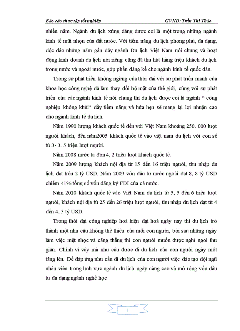 image for page Yêu câ u va đo i ho i đô i vơ i lao đô ng trong nga nh Du li ch Viê t Nam