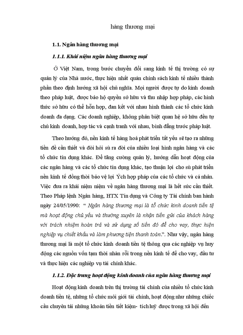 image for page Giải pháp nâng cao chất lượng tín dụng ngắn hạn ở hệ thống ngân hàng thương mại nước ta nghiên cứu từ quá trình thực tập tại chi nhánh ngân hàng liên doanh Chohung vina 1