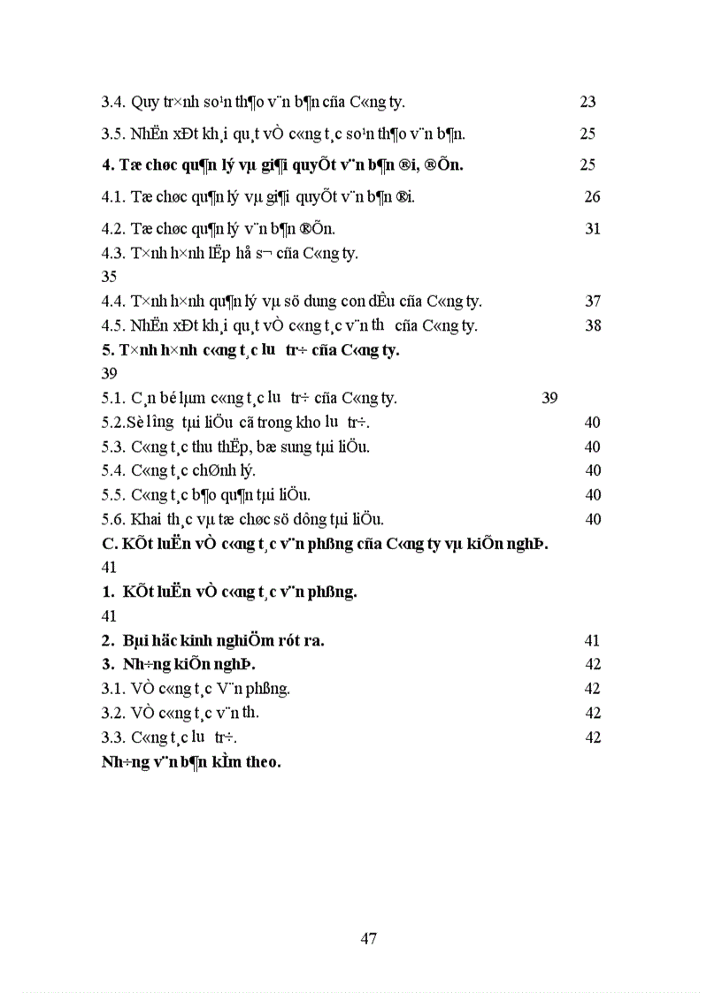 image for page Tình hình tổ chức quản lý hoạt động công tác văn phòng Tổng Công ty XNKXD Việt Nam