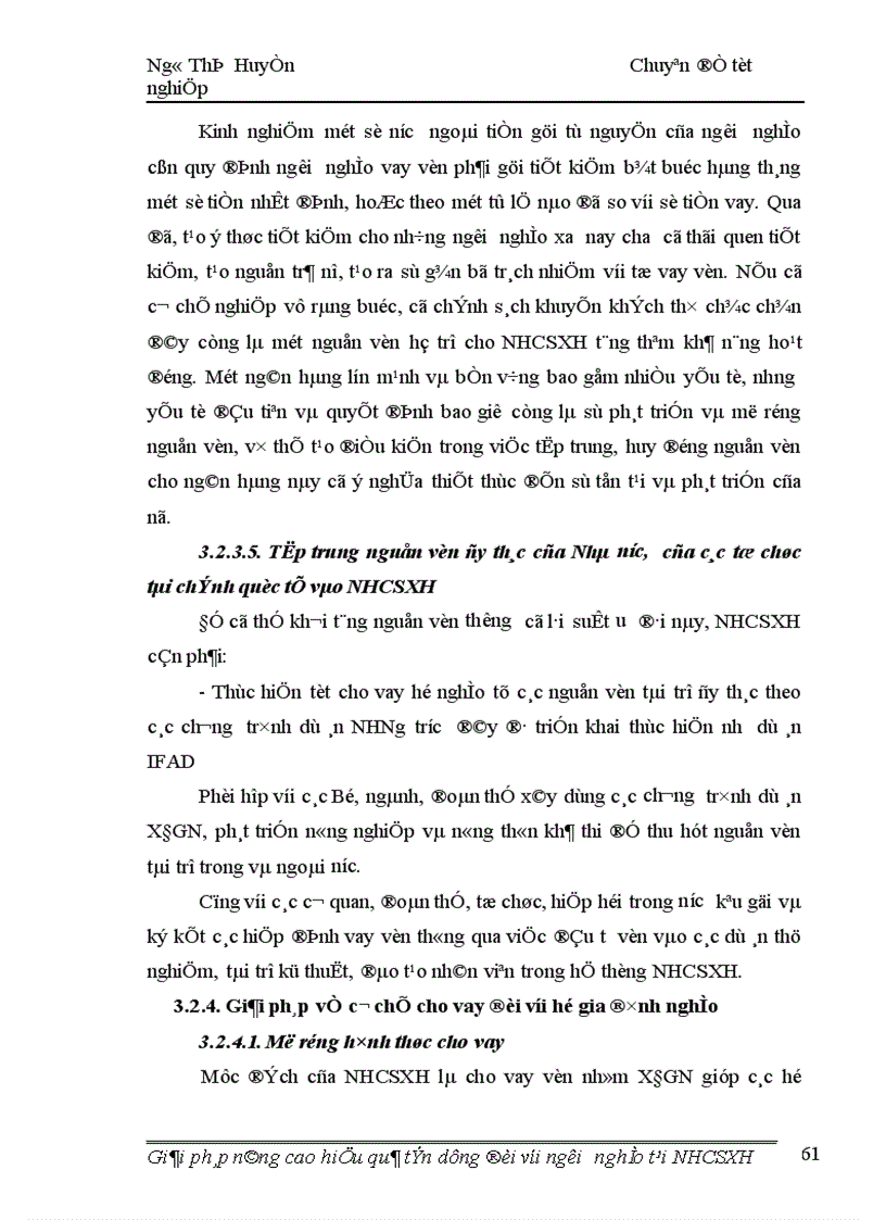 image for page Giải pháp nâng cao hiệu quả tín dụng đối với người nghèo tại ngân hàng chính sách xã hội 1