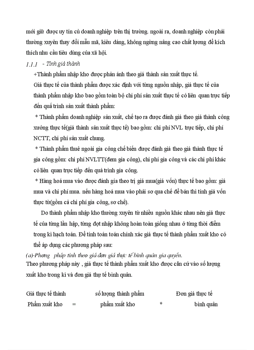 image for page Tổ chức hạch toán thành phẩm tiêu thụ thành phẩm ở Công ty rau quả Việt Nam 1