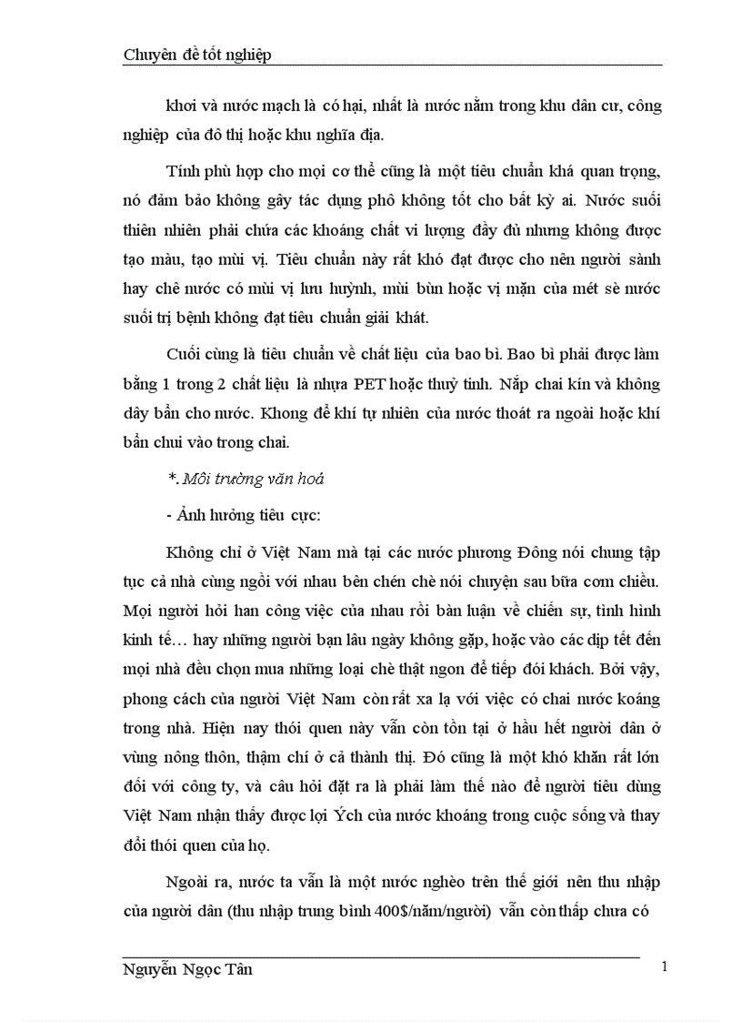 image for page Hoàn thiện giải pháp marketing hỗn hợp nhằm phát triển thị trường nước khoáng của công ty TNHH Sana 1