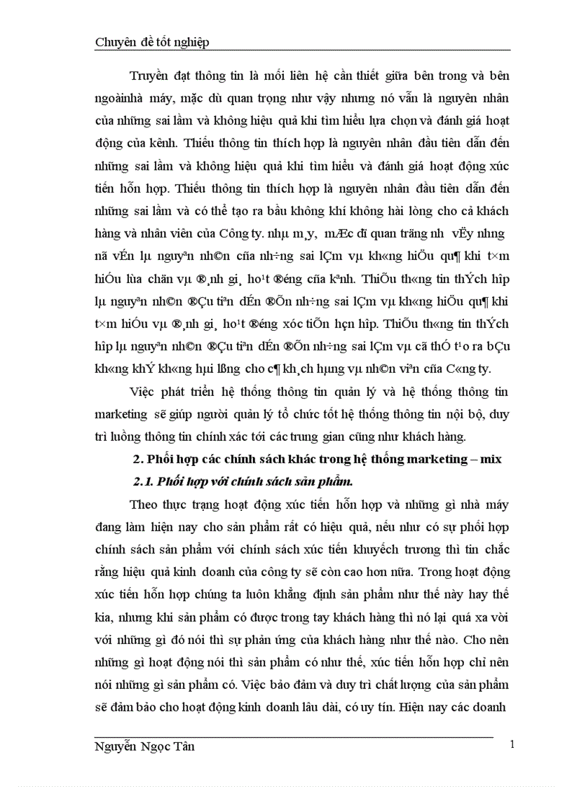 image for page Hoàn thiện giải pháp marketing hỗn hợp nhằm phát triển thị trường nước khoáng của công ty TNHH Sana 1