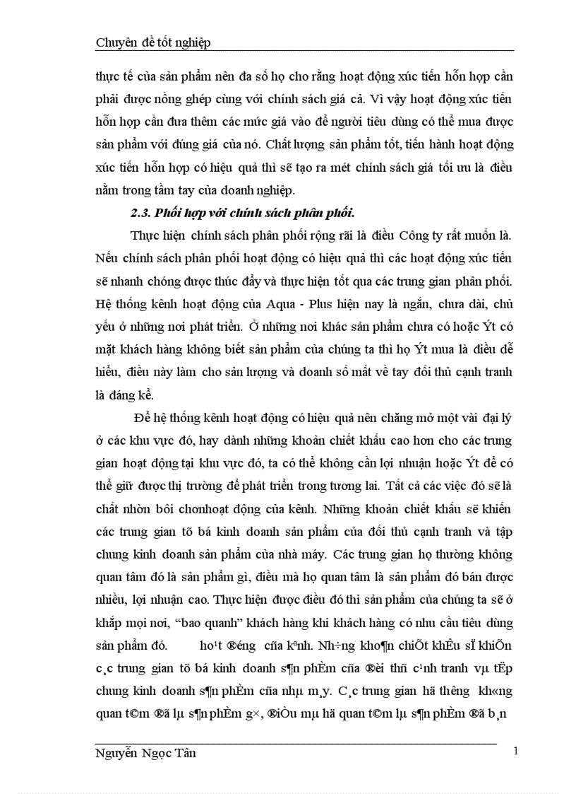 image for page Hoàn thiện giải pháp marketing hỗn hợp nhằm phát triển thị trường nước khoáng của công ty TNHH Sana 1